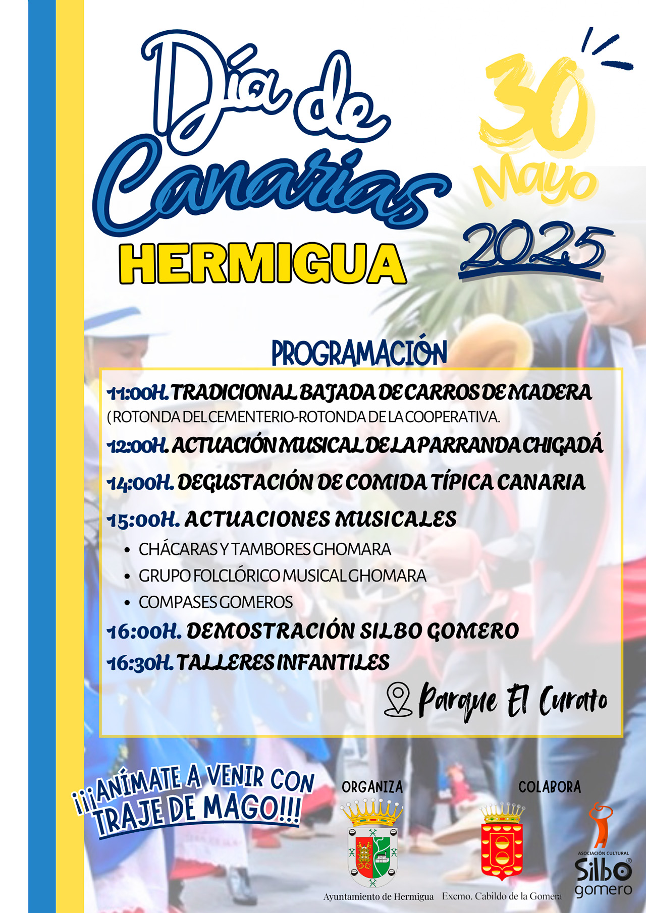 Hermigua celebra el Día de Canarias con una jornada repleta de tradiciones, música y cultura