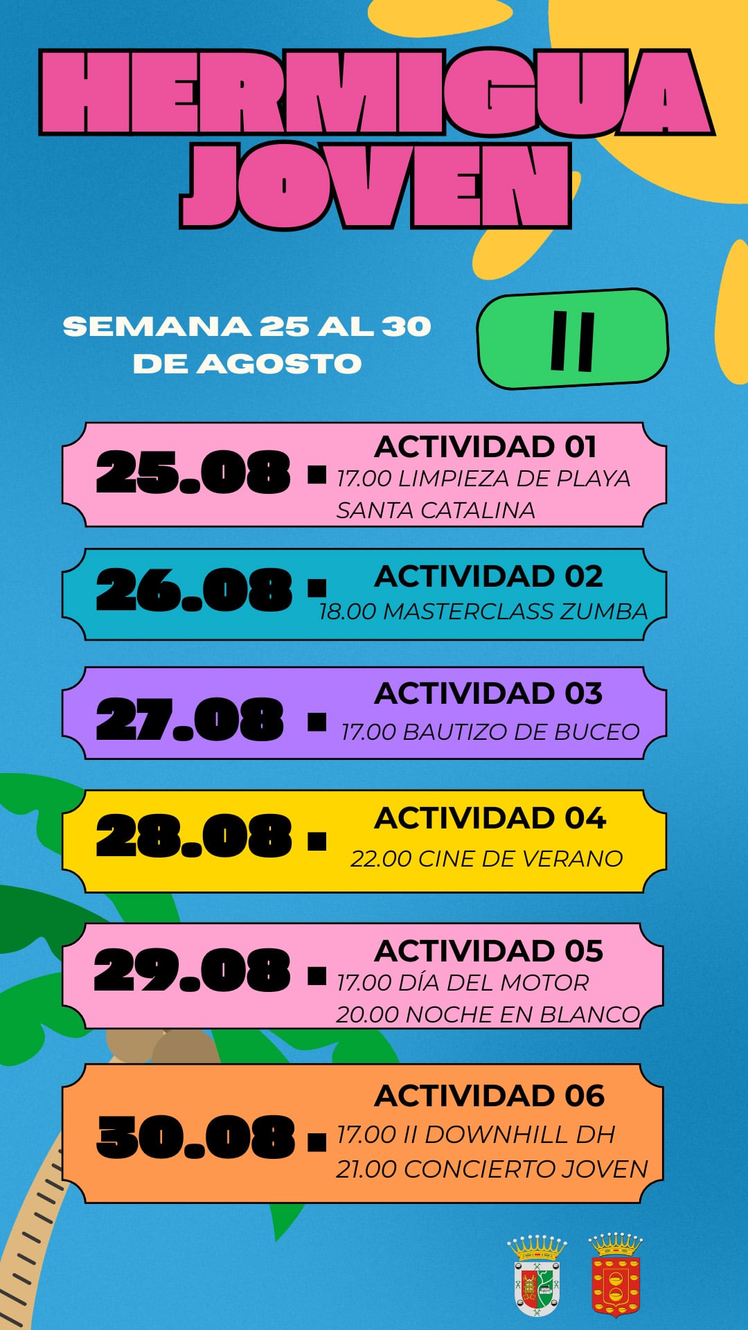 Arranca la II edición “Hermigua Joven” con una semana repleta de actividades para la juventud